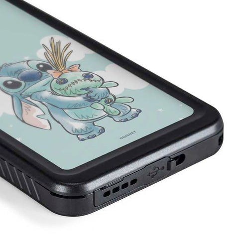 Disney Lilo and Stitch Stitch and Scrump Galaxy S24 Waterproof Case
